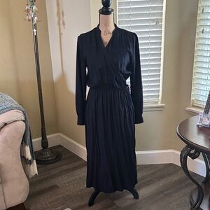 Uniqlo Navy Long Sleeve Dress